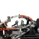 Mounting a tennis racquet (racquet not included)