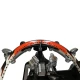 Mounting a tennis racquet (racquet not included)