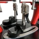 Automatic base clamps and badminton specific swivel clamps