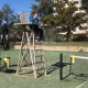 Fen Tennis Umpire's Chair - Angled