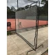 Large rebound net at a tennis club