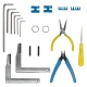 Included tools and spares
