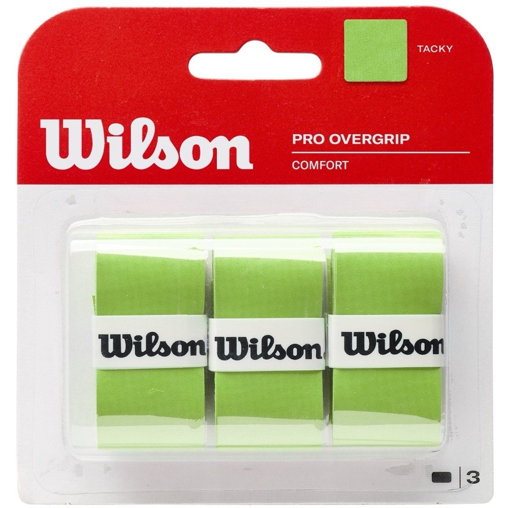 Wilson Pro Overgrip Green 3 Pack